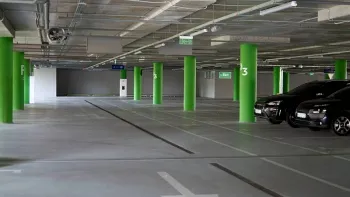 Señal de salida para estacionamientos