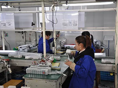 Inspección en línea del proceso de ensamblaje