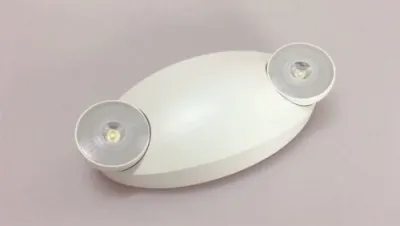Instalación de luz de emergencia LED de doble cabezal, JLEU10