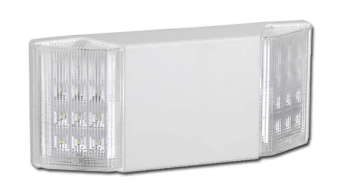Luz de emergencia LED de doble cabezal fijo, JLEU4