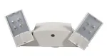 Luz de emergencia LED de doble cabezal ajustable, JLEU12