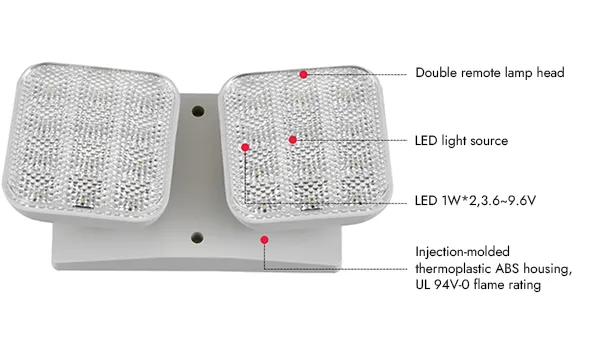 Lámpara LED con cabezal remoto para interiores, JLRH