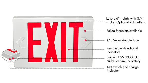 Señal de salida LED roja con certificación UL, JEE2RWE