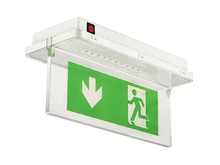 Señales de salida con pictograma de hombre corriendo