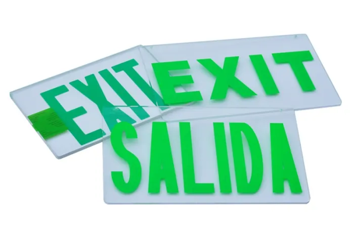 Señales acrílicas personalizadas