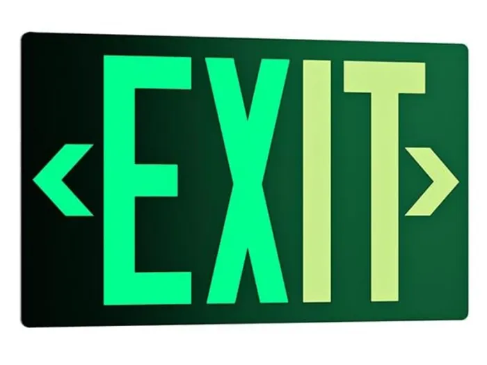 Señales autoluminiscentes personalizadas