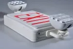 Señal de salida de emergencia bicolor combinado con luminarias LED, JLEC2BCW