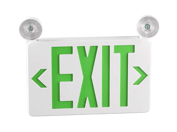 Señal de salida LED ultradelgada combinada con luz de emergencia, JLECB2GW/JLECB2RW