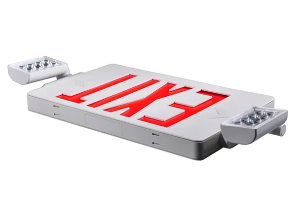 JLECD2GW/JLECD2RW LED Señal de salida de emergencia/Luces de emergencia Combo (Green Letters)