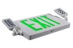 Señal de salida LED combinada con luz de emergencia (letras verdes/rojas), JLECD2GW/JLECD2RW