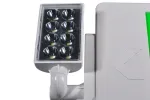 Señal de salida LED combinada con luz de emergencia (letras verdes/rojas), JLECD2GW/JLECD2RW