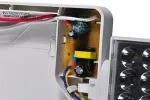 Señal de salida LED combinada con luz de emergencia (letras verdes/rojas), JLECD2GW/JLECD2RW