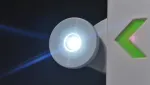 Señal de salida de emergencia LED compacta combinada con luz de emergencia (letras verdes/rojas), JLECE2GW/JLECE2RW