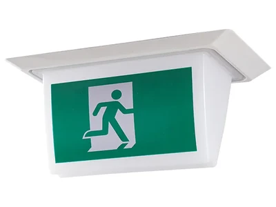 Señal de salida de emergencia LED estanca e impermeable (20 LED SMD2835), LE518